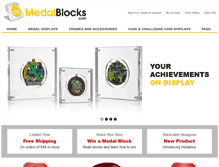 Tablet Screenshot of medalblocks.com